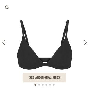 SKIMS COTTON JERSEY TRIANGLE BRALETTE NWOT SMALL